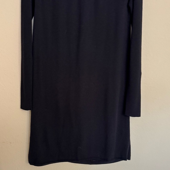 ALPHA MASSIMO REBECCHI Sweater Knit Wool Blend Dress Size 44 / M Black Pullover - Picture 8 of 11